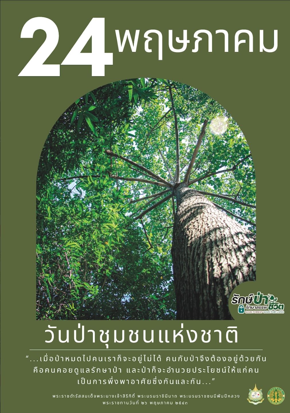 ประชาสัมพันธ์และรณรงค์การจัดกิจกรรมวันป่าชุมชนแห่งชาติ ประจำปี พ.ศ. 2566